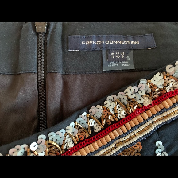 Geometric Embellished / Beaded Skirt | French Connection - Picture 7 of 10